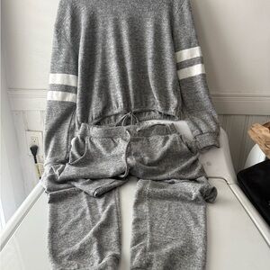 Charlotte Russe Heather Gray Lounge Set NWT